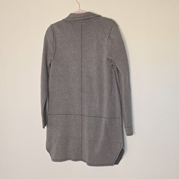 Tribal | Gray Stitch Pattern Duster Sweater size Med - Picture 4 of 5